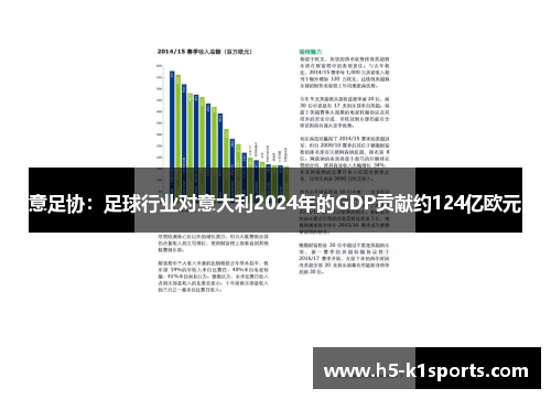 意足协：足球行业对意大利2024年的GDP贡献约124亿欧元